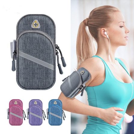 Sport Armband Pouch with Earphone Slot
