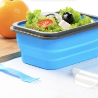 Microwavable Collapsible Lunch Box with Cutlery 04