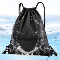 High Quality Drawstring Bag with zipper pouch 1