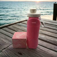 600ml Collapsible Silicone Water Bottle 2